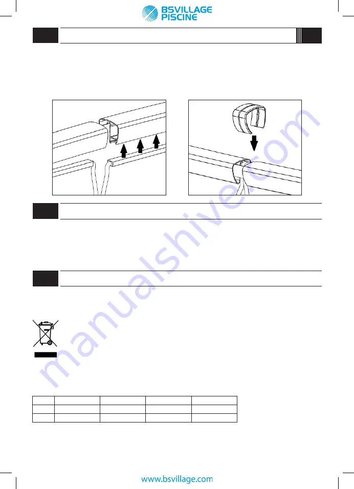 Azuro Pools 3EXX0295 Instructions For Assembly And Use Download Page 11