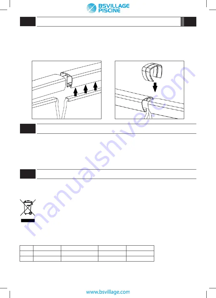 Azuro Pools 3EXX0295 Instructions For Assembly And Use Download Page 25