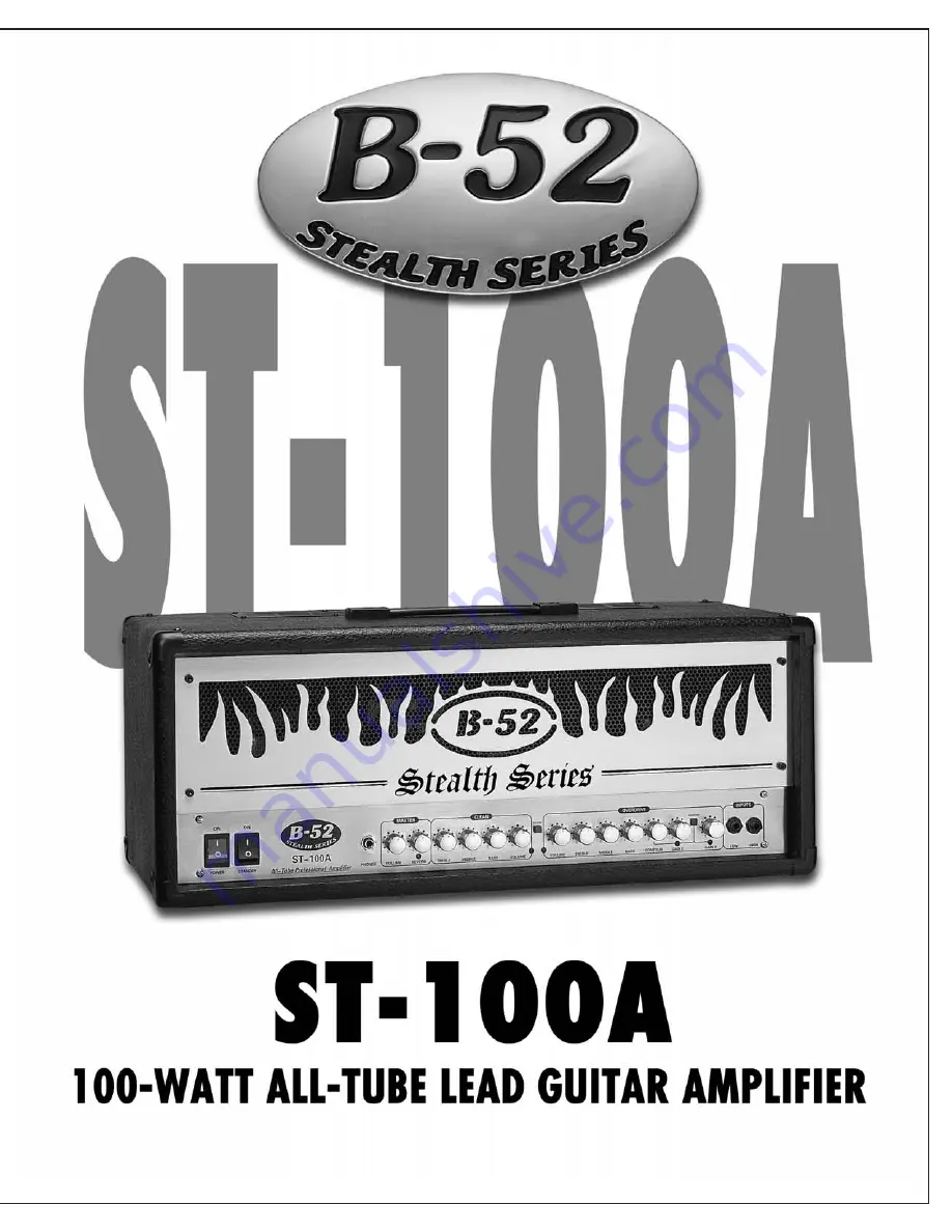 B-52 ST-100A Instruction Manual Download Page 1