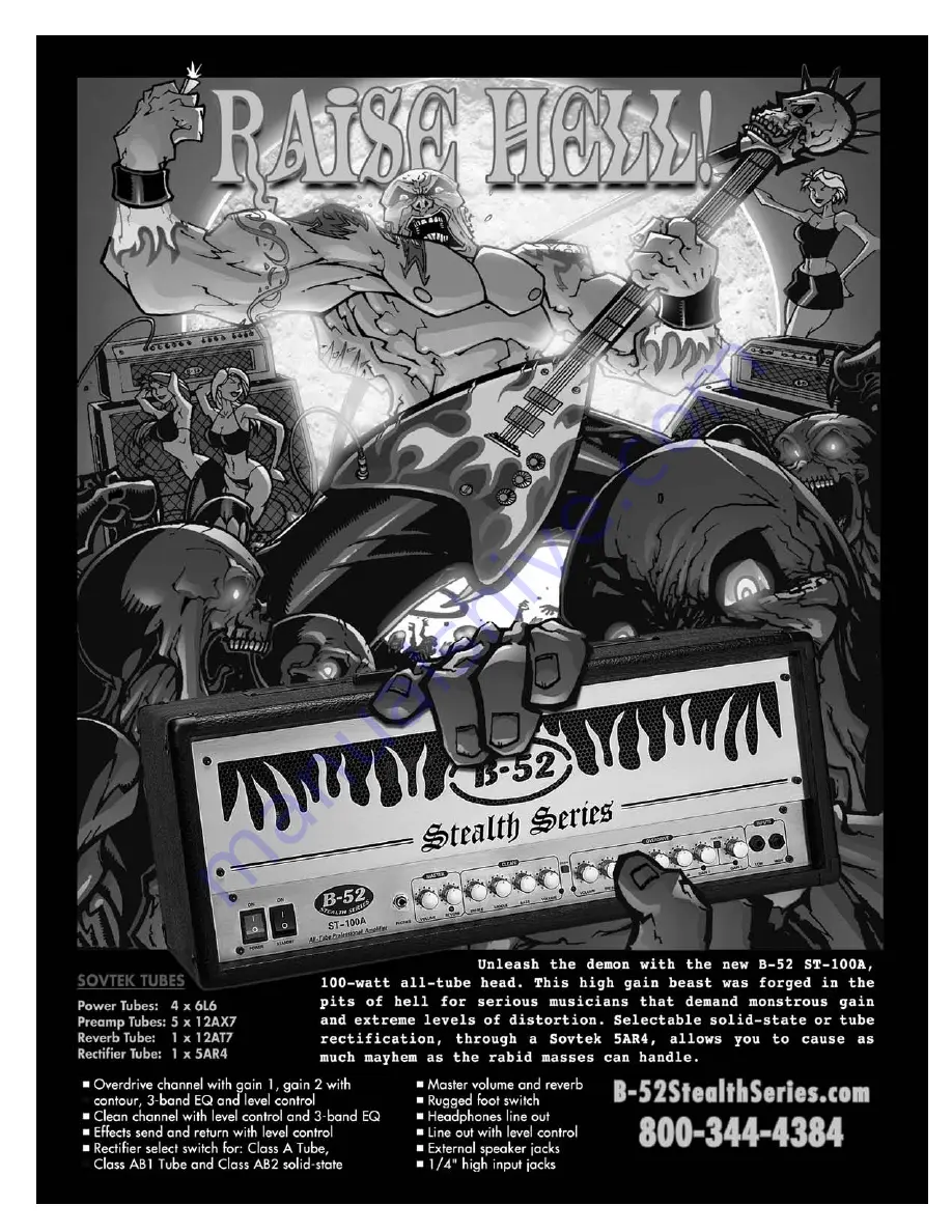 B-52 ST-100A Instruction Manual Download Page 7