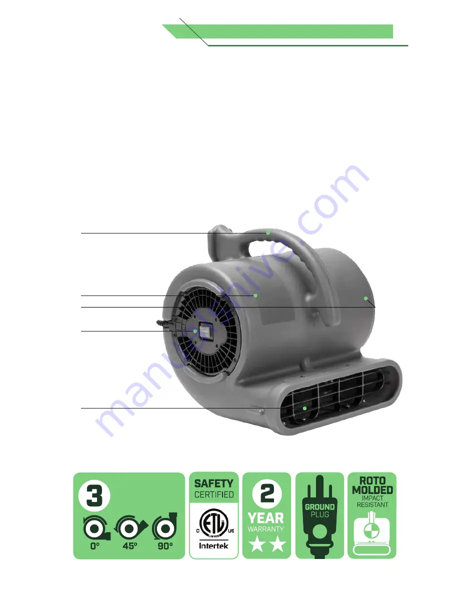 B-Air 2820 CFM Instruction Manual Download Page 5