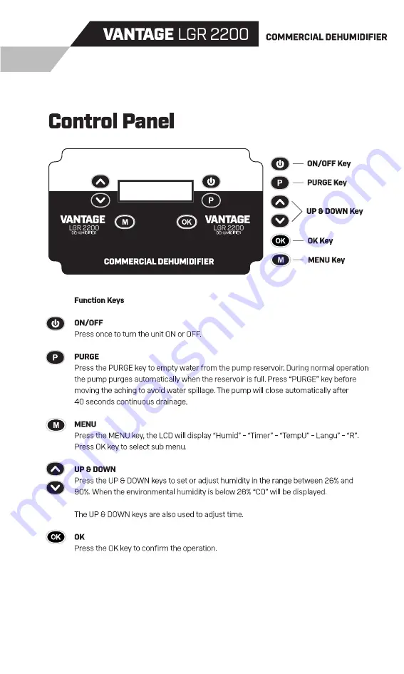 B-Air VANTAGE LGR 2200 Manual Download Page 6