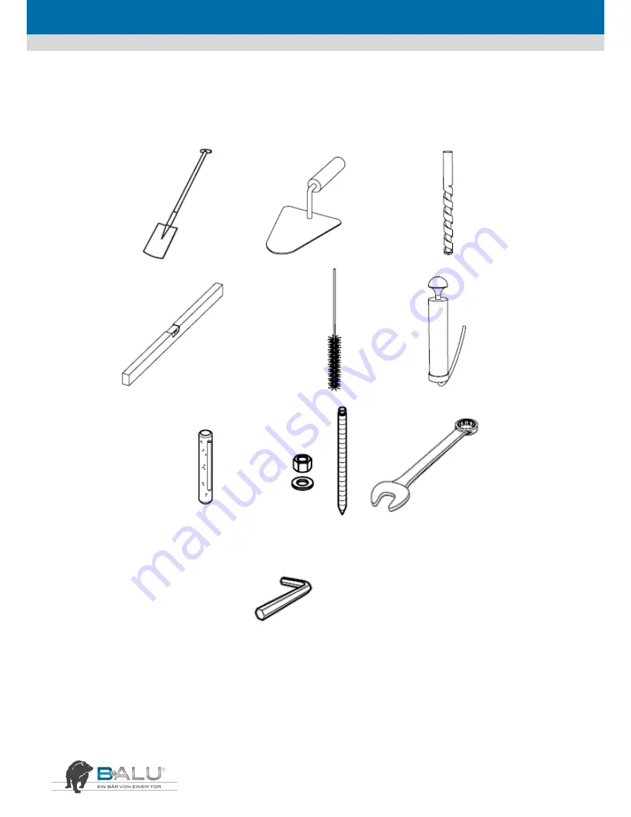 B-ALU Extern 180 Instructions For Installation And Use Manual Download Page 6