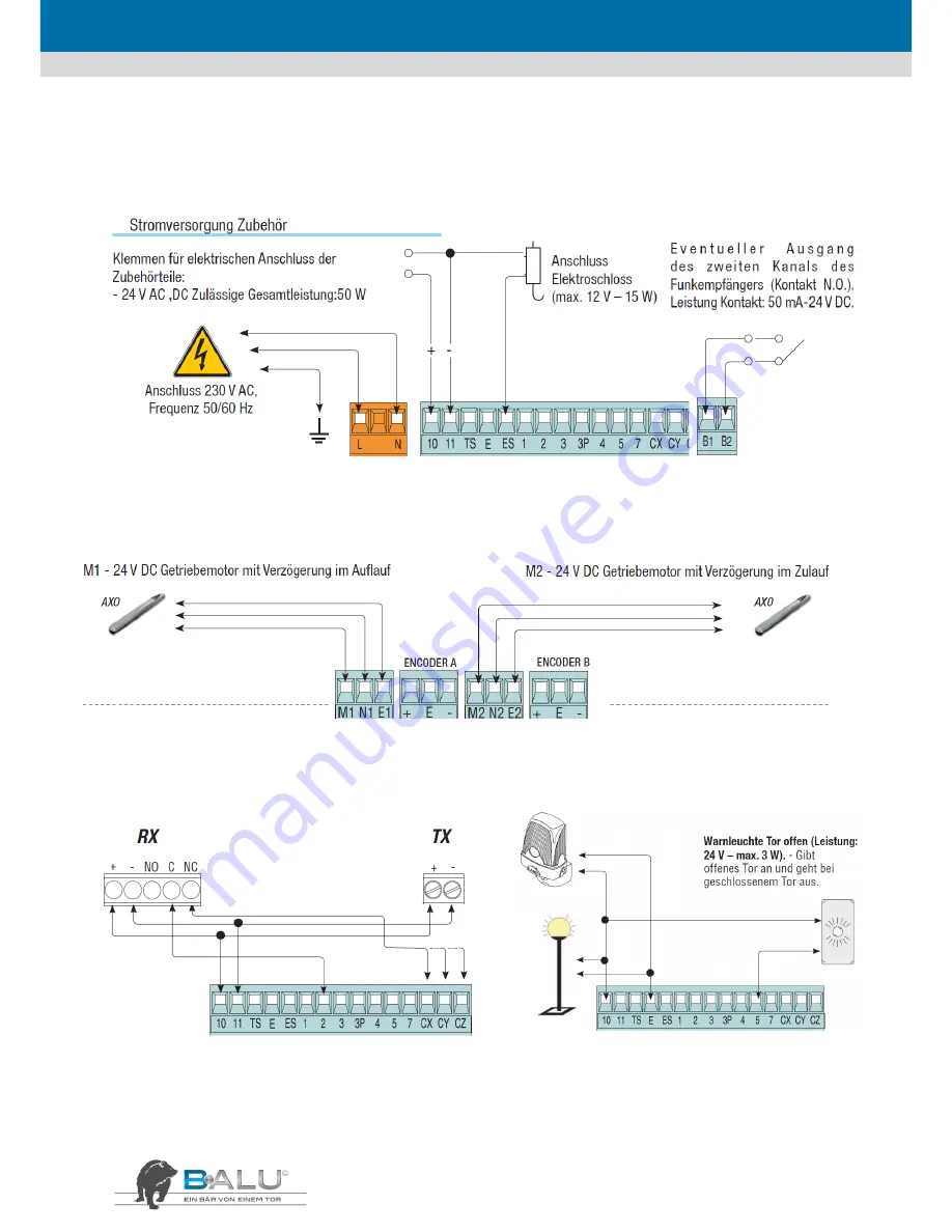 B-ALU Extern 180 Instructions For Installation And Use Manual Download Page 108