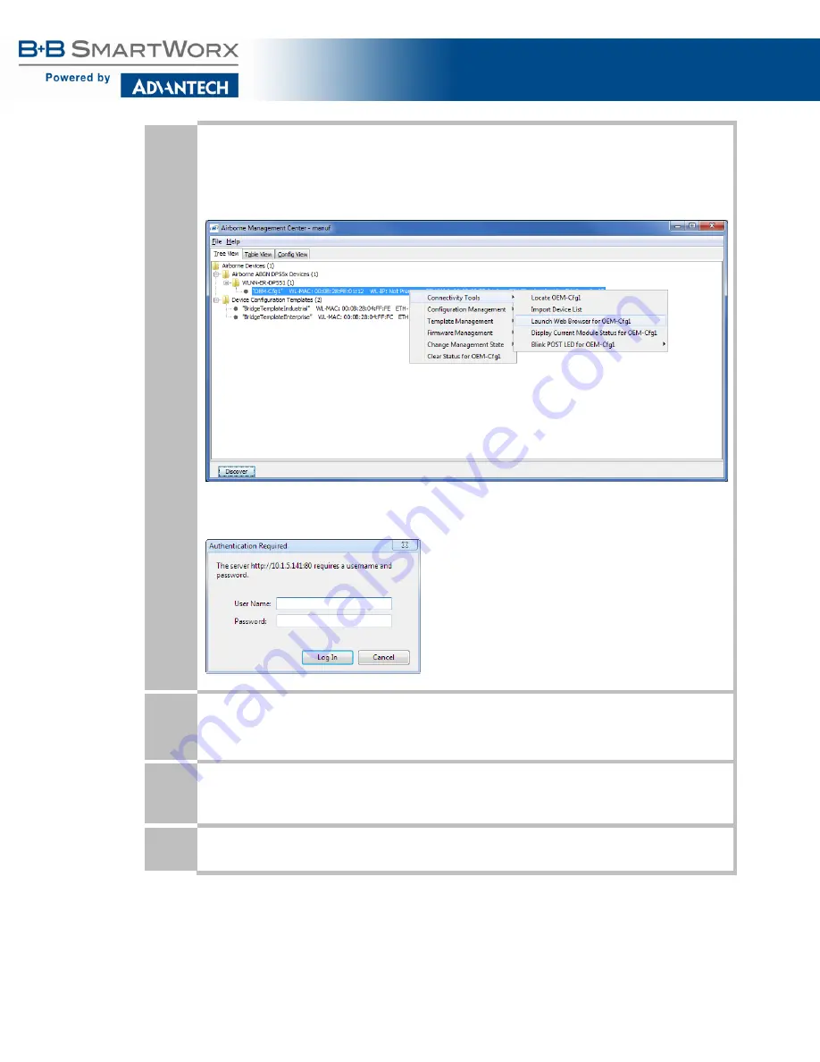 B+B SmartWorx Airborne M2M ABDN-er-DP55 Series User Manual Download Page 35