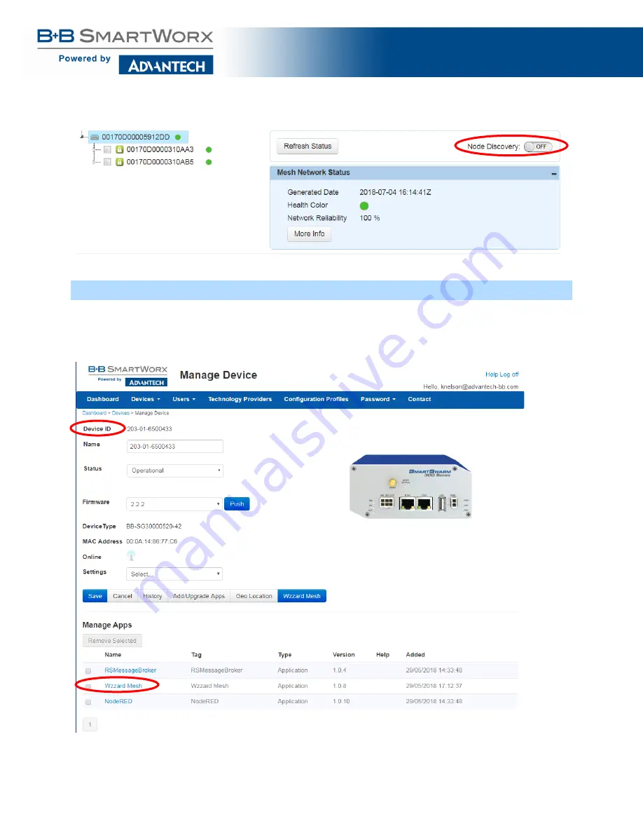 B+B SmartWorx Wzzard WSD2C31010 Скачать руководство пользователя страница 18