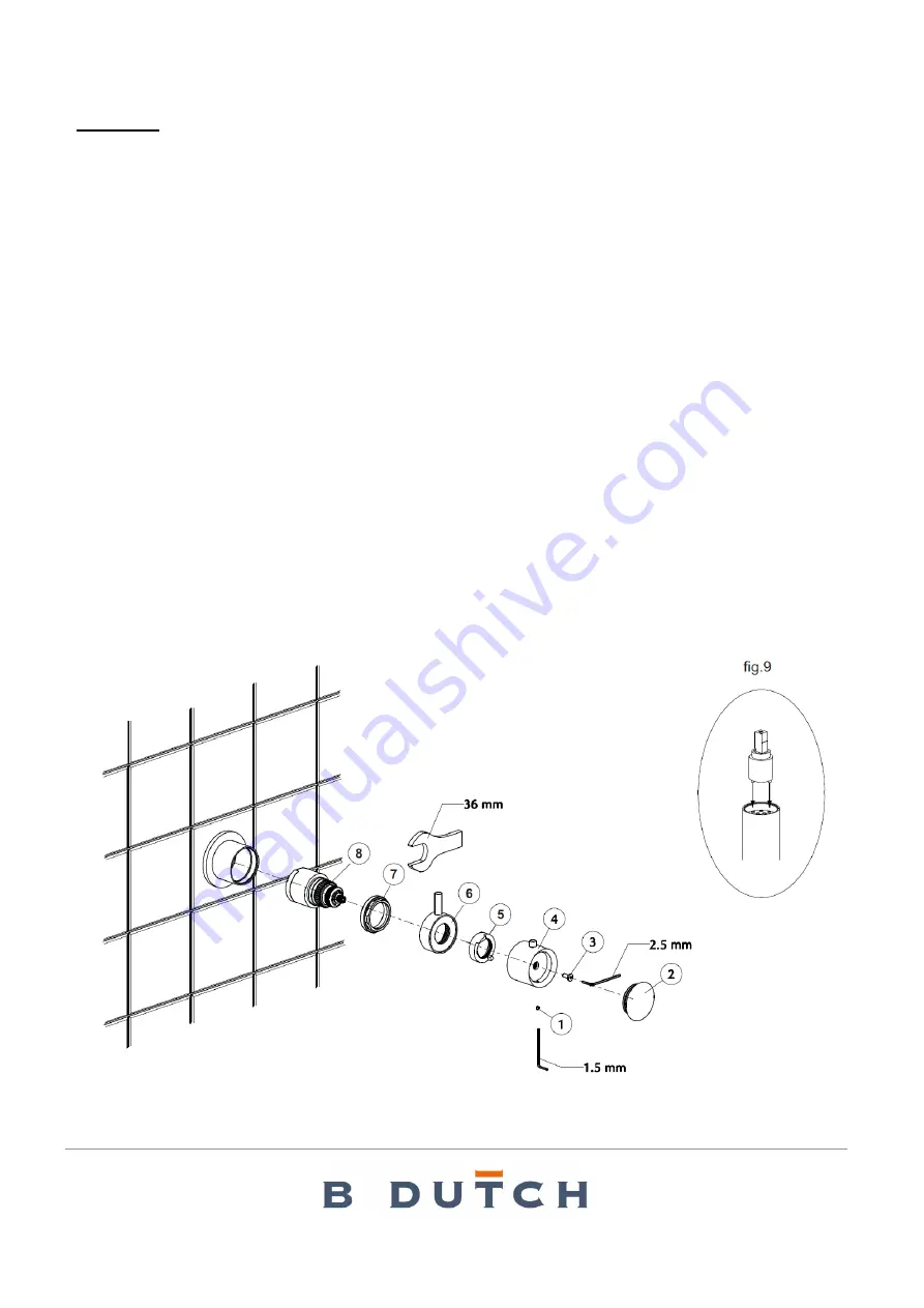 B DUTCH BD700.000043 Installation Manual Download Page 10