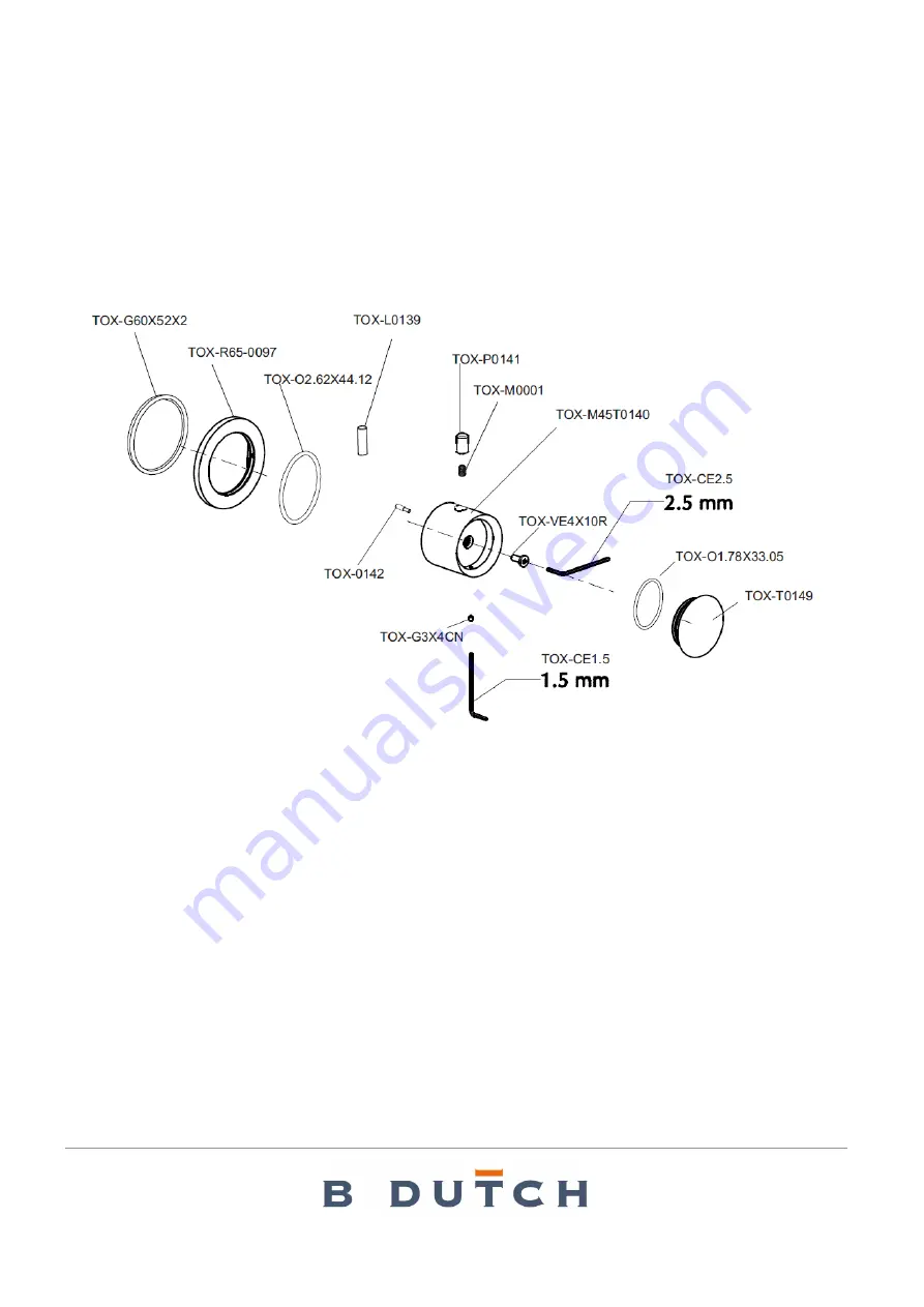 B DUTCH BD700.000043 Installation Manual Download Page 14