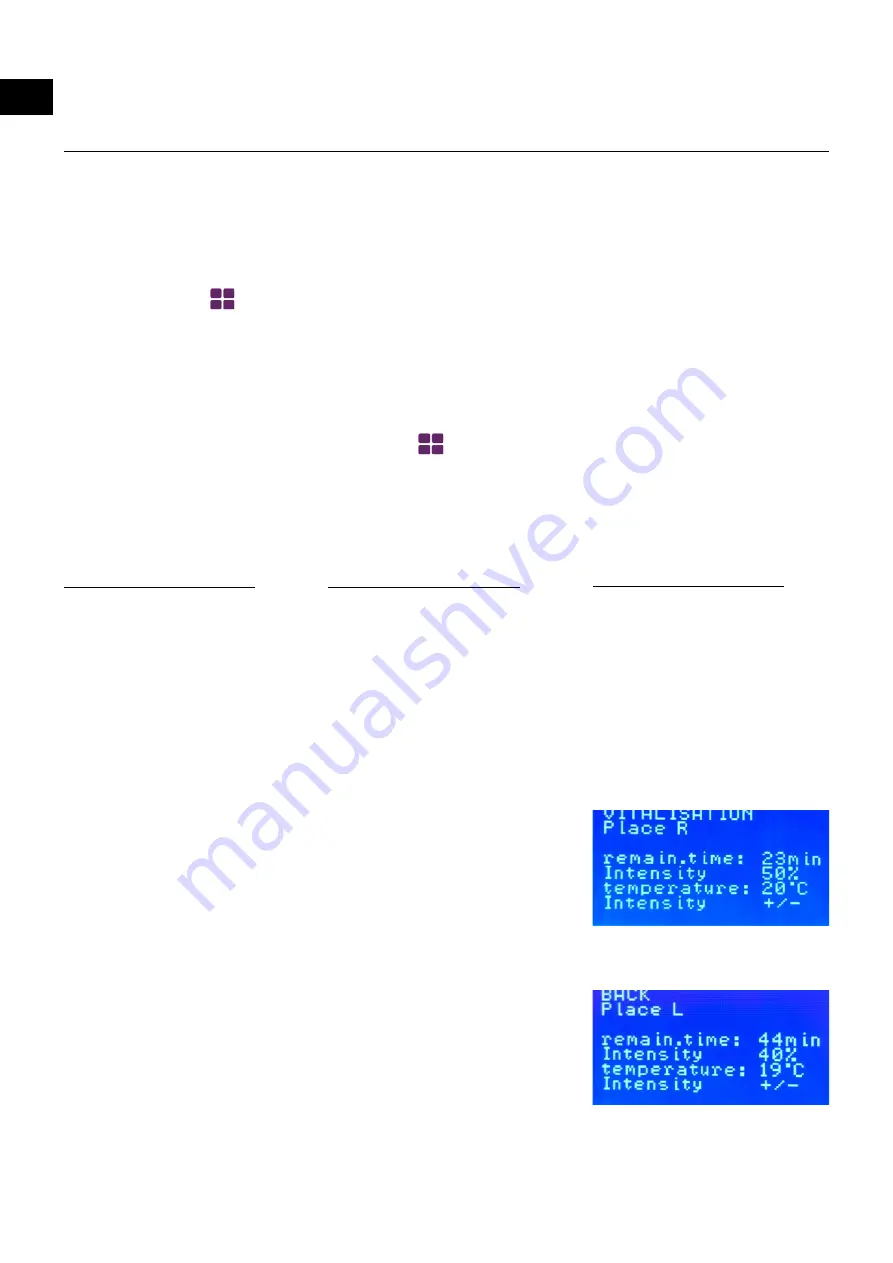 b-intense b-control deluxe Operating Instructions Manual Download Page 22