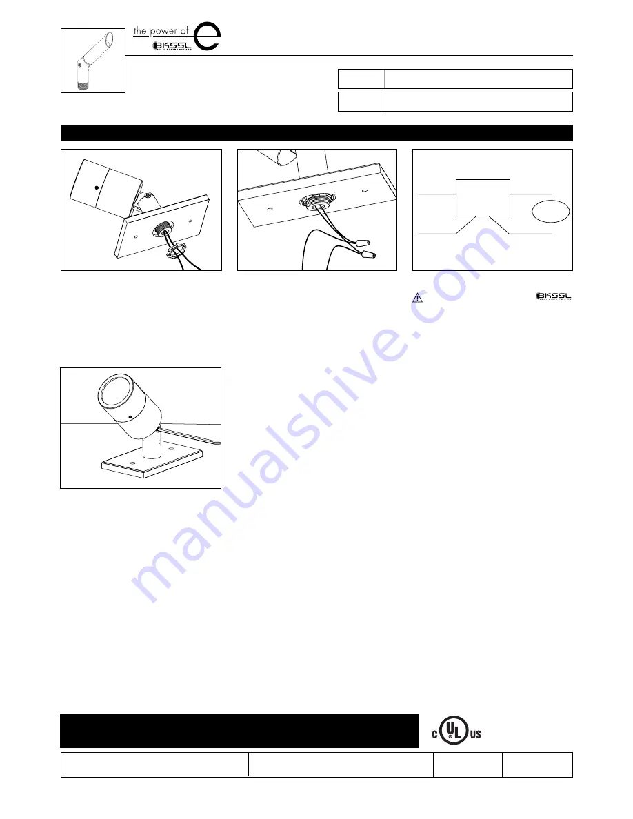 B-K lighting MINI-MICRO Standard Installation Download Page 2