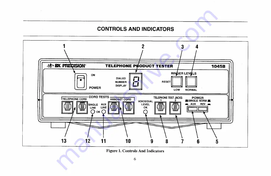 B+K precision 1045B Instruction Manual Download Page 8