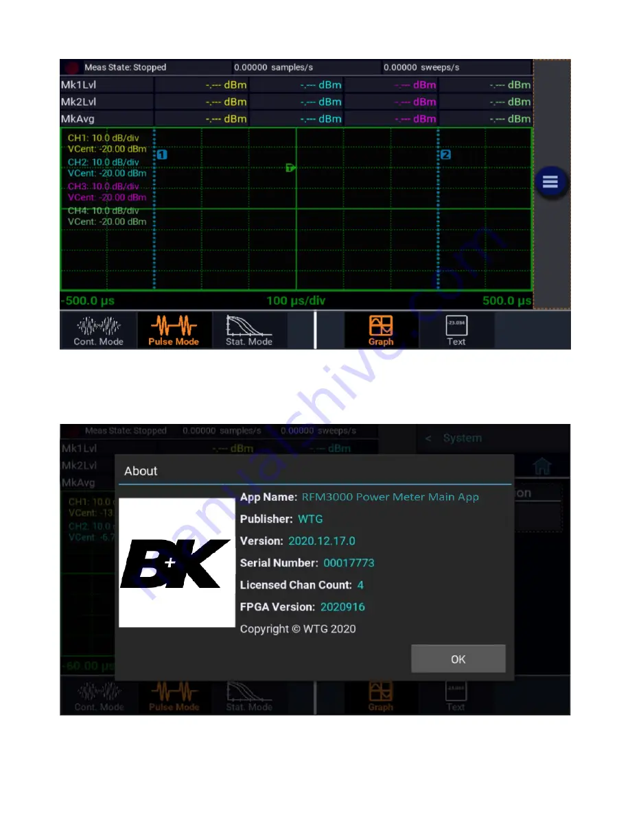 B+K precision RFM3000 Series User Manual Download Page 19