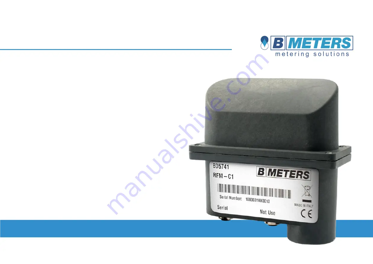 B meters RFM-C1 Device Manual Download Page 1