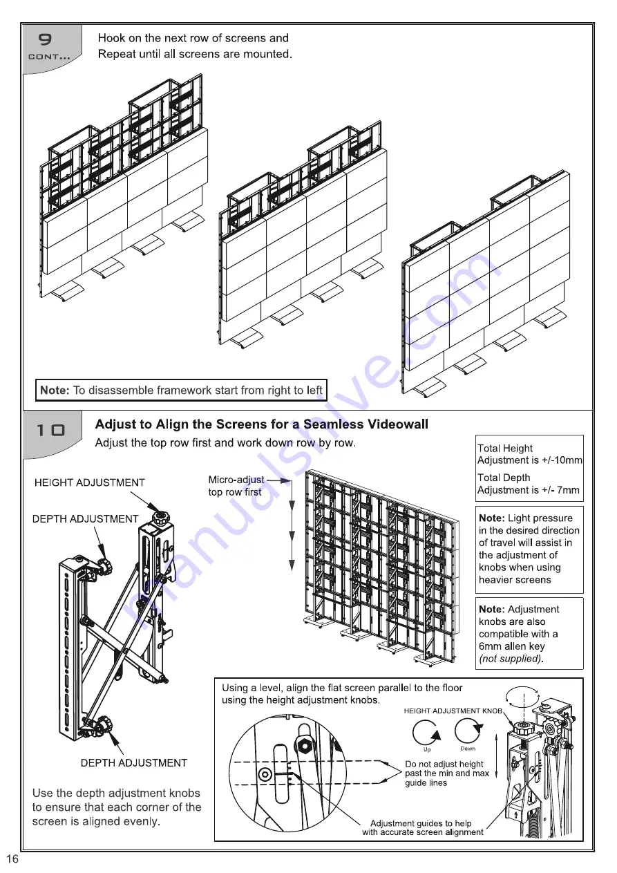 B-Tech BT8351 Installation Manual & Parts List Download Page 16