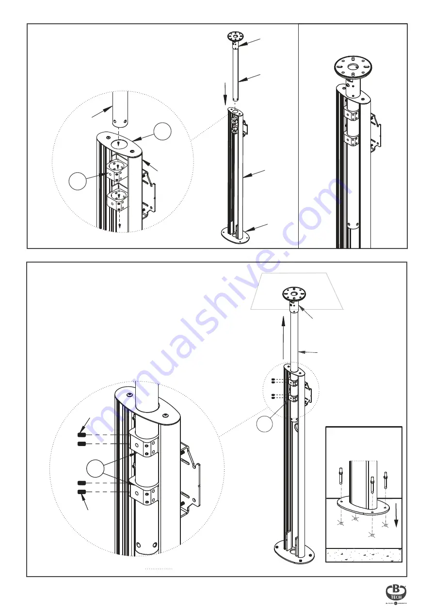 B-Tech BT8385-FTC Quick Start Manual Download Page 3