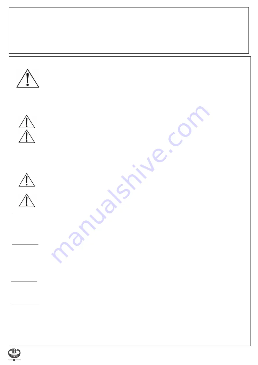 B-Tech BT8569 Installation Manual Download Page 2