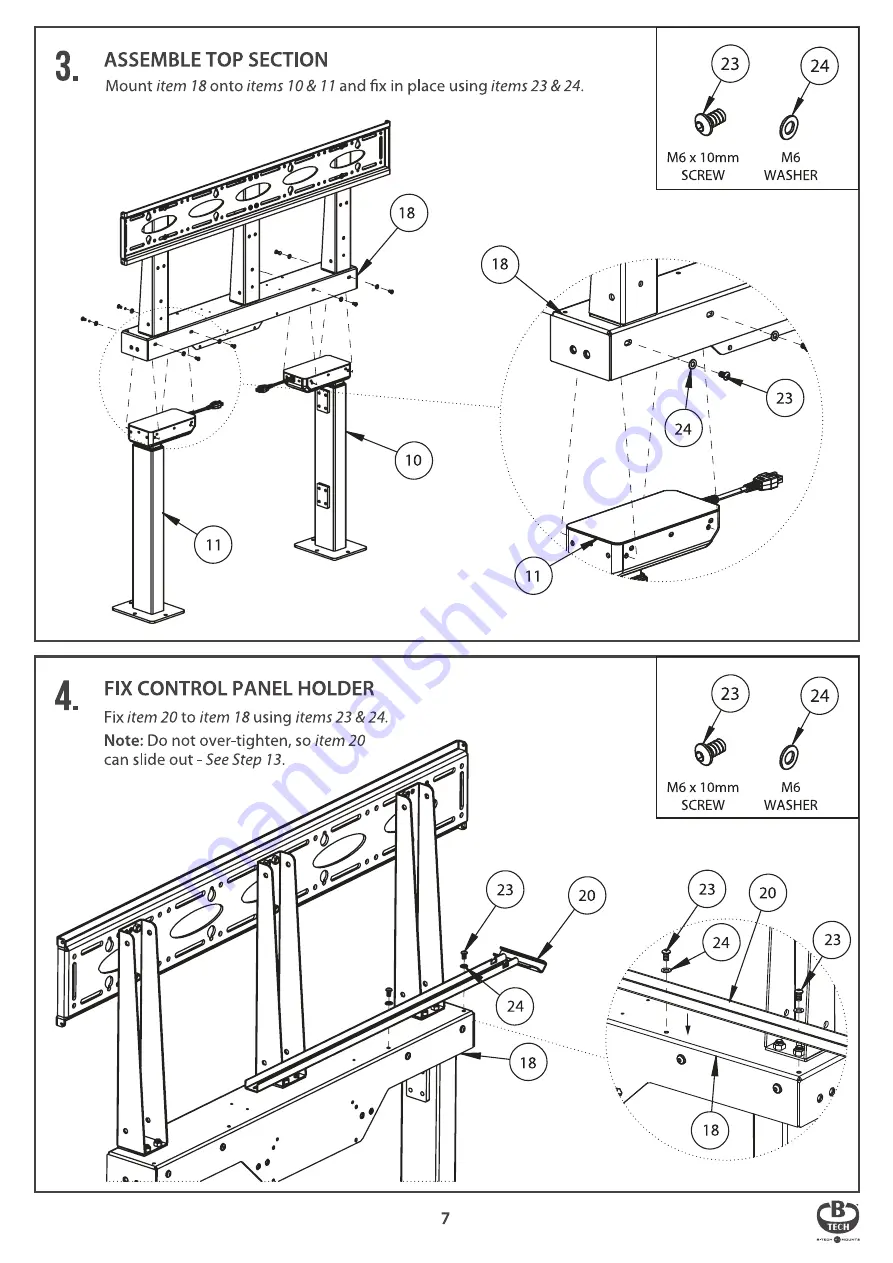 B-Tech BT8569 Installation Manual Download Page 7