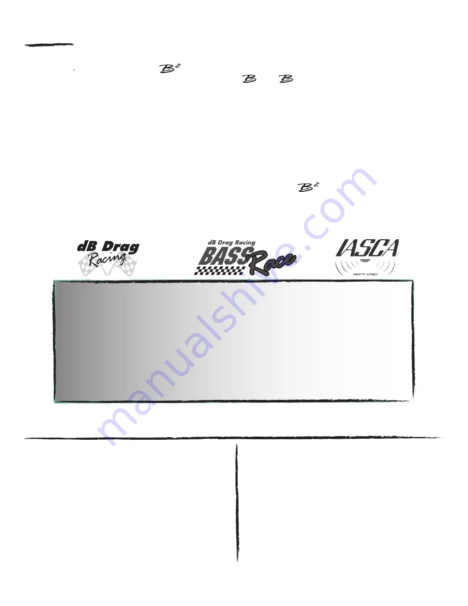 B2 Audio Zero.3 Owner'S Manual Download Page 2