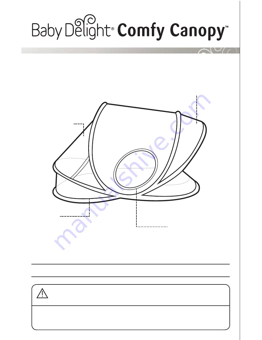 BABY DELIGHT Comfy Canopy Instruction Manual Download Page 1