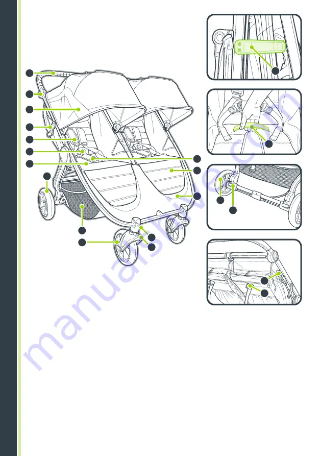 Baby Jogger CITY MINI GT 2 Assembly Instructions Manual Download Page 2