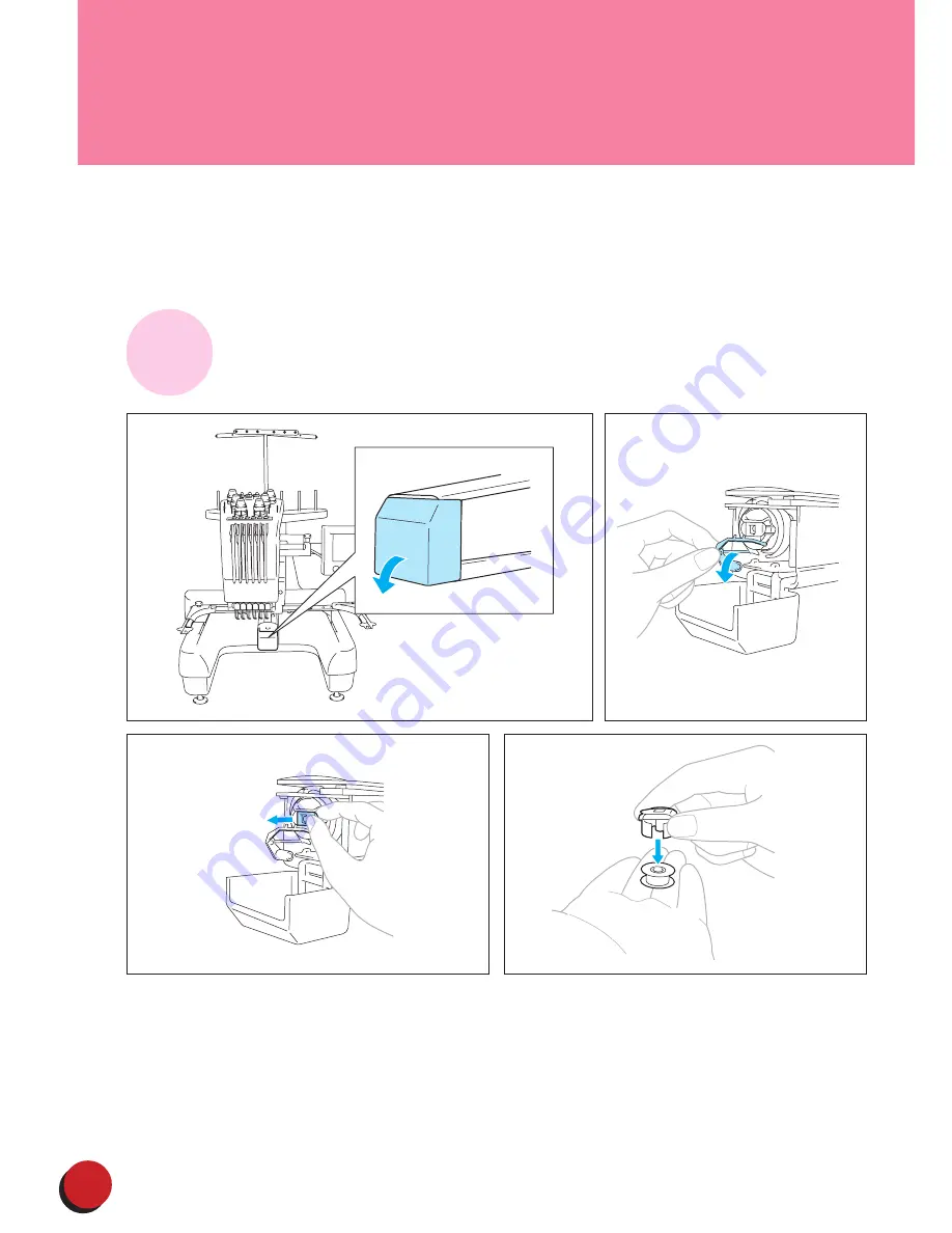 Baby Lock Embroidery Professional BMP8 Quick Reference Manual Download Page 4