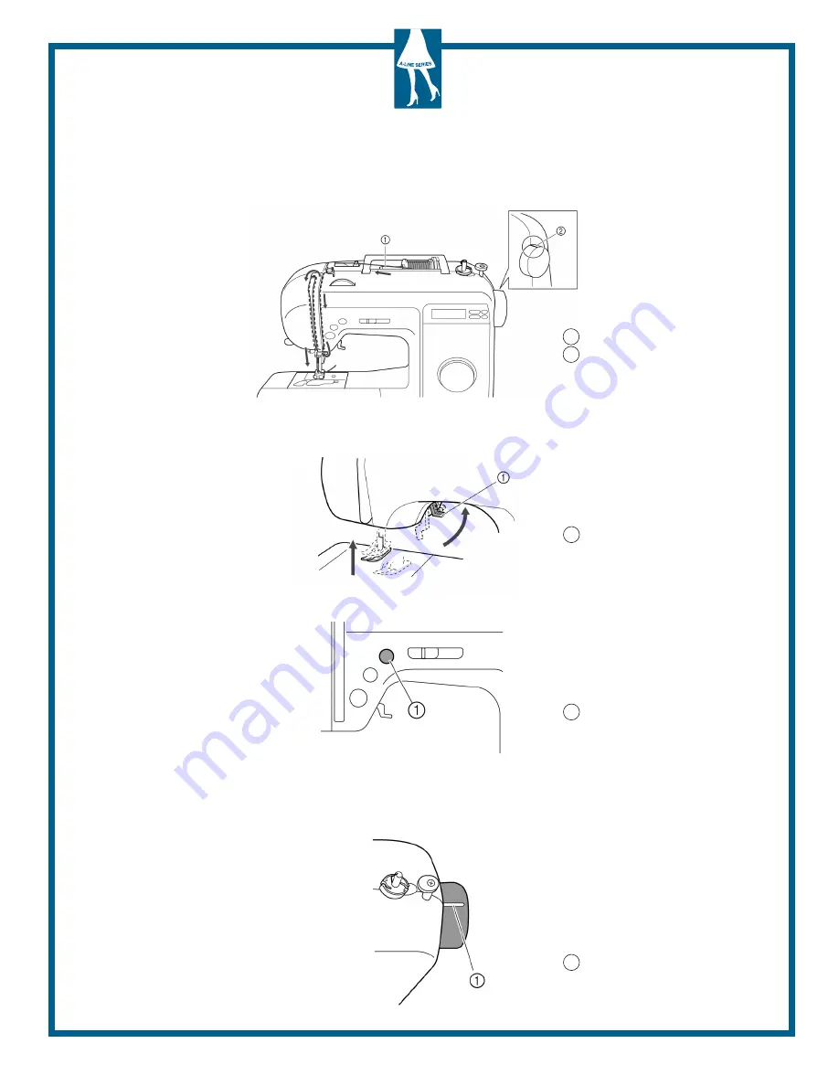 Baby Lock Grace A-Line Series BL40A Скачать руководство пользователя страница 8