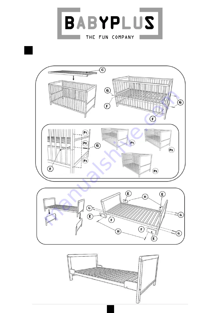 Baby Plus Abel Assembly Instructions Manual Download Page 5