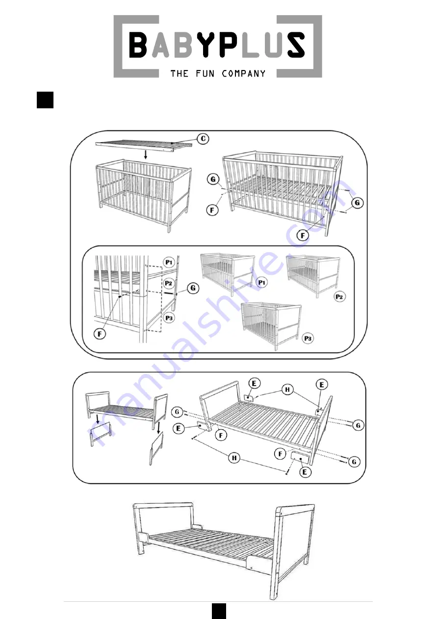 Baby Plus Abel Assembly Instructions Manual Download Page 11