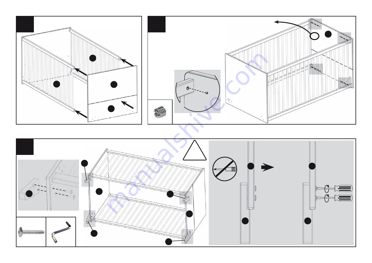 BABY PRICE Little Big Bed JOY VU111A Скачать руководство пользователя страница 8