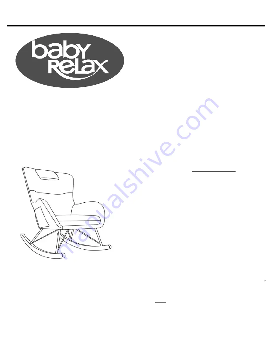 Baby Relax 0-65857-20788-0 Скачать руководство пользователя страница 1