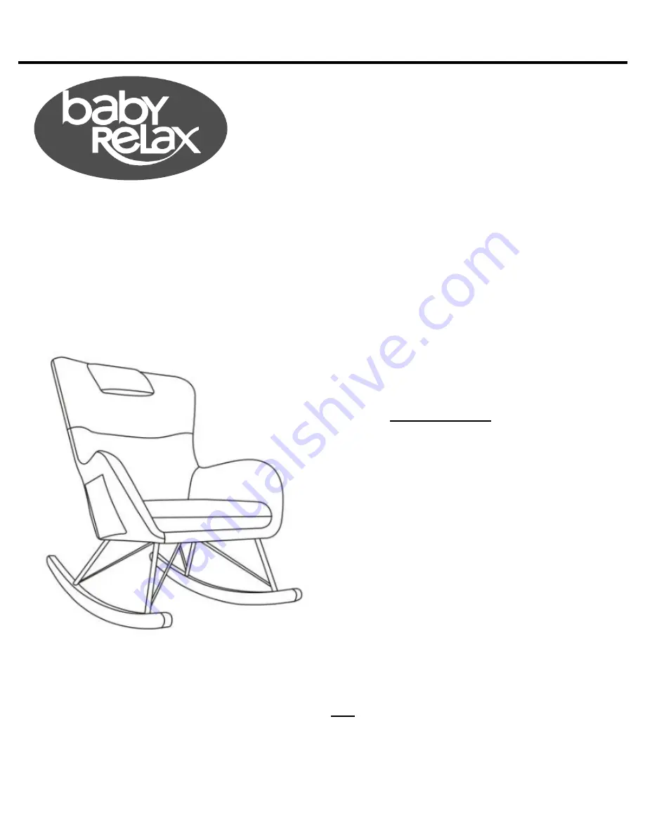 Baby Relax 0-65857-20788-0 Manual Download Page 13