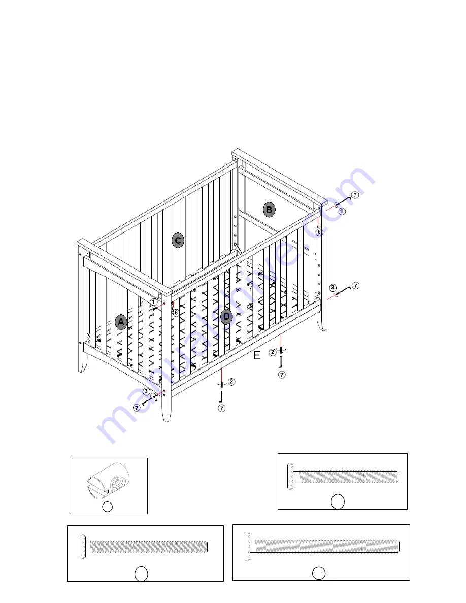 Baby Relax CRIB CHANGER COMBO 2 IN 1 CRIB Скачать руководство пользователя страница 10