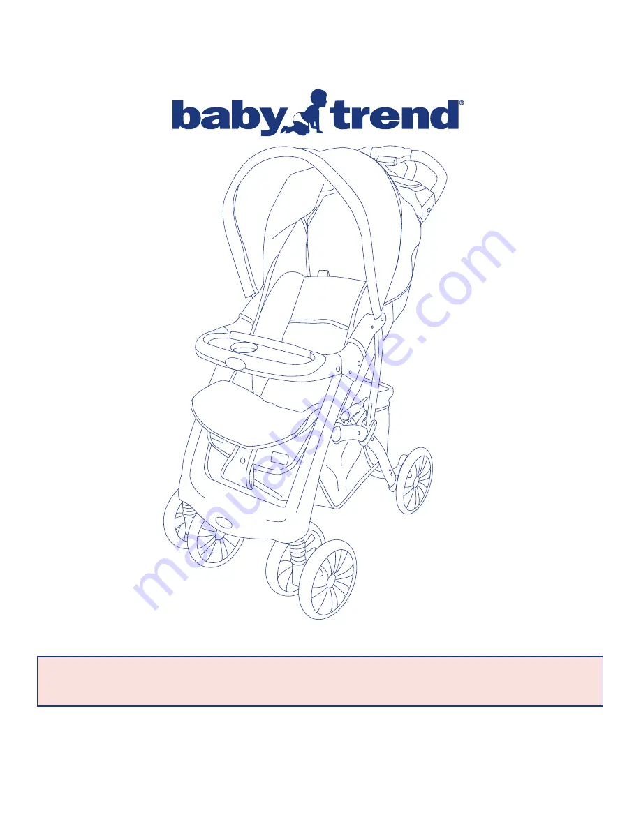 Baby Trend Profile Travel System Скачать руководство пользователя страница 1