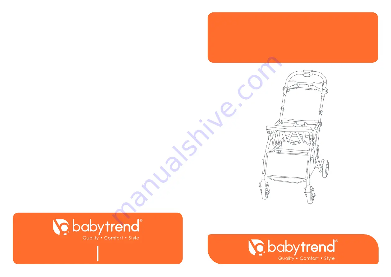 Baby Trend Snap-N-Go XC40 Series Instruction Manual Download Page 1