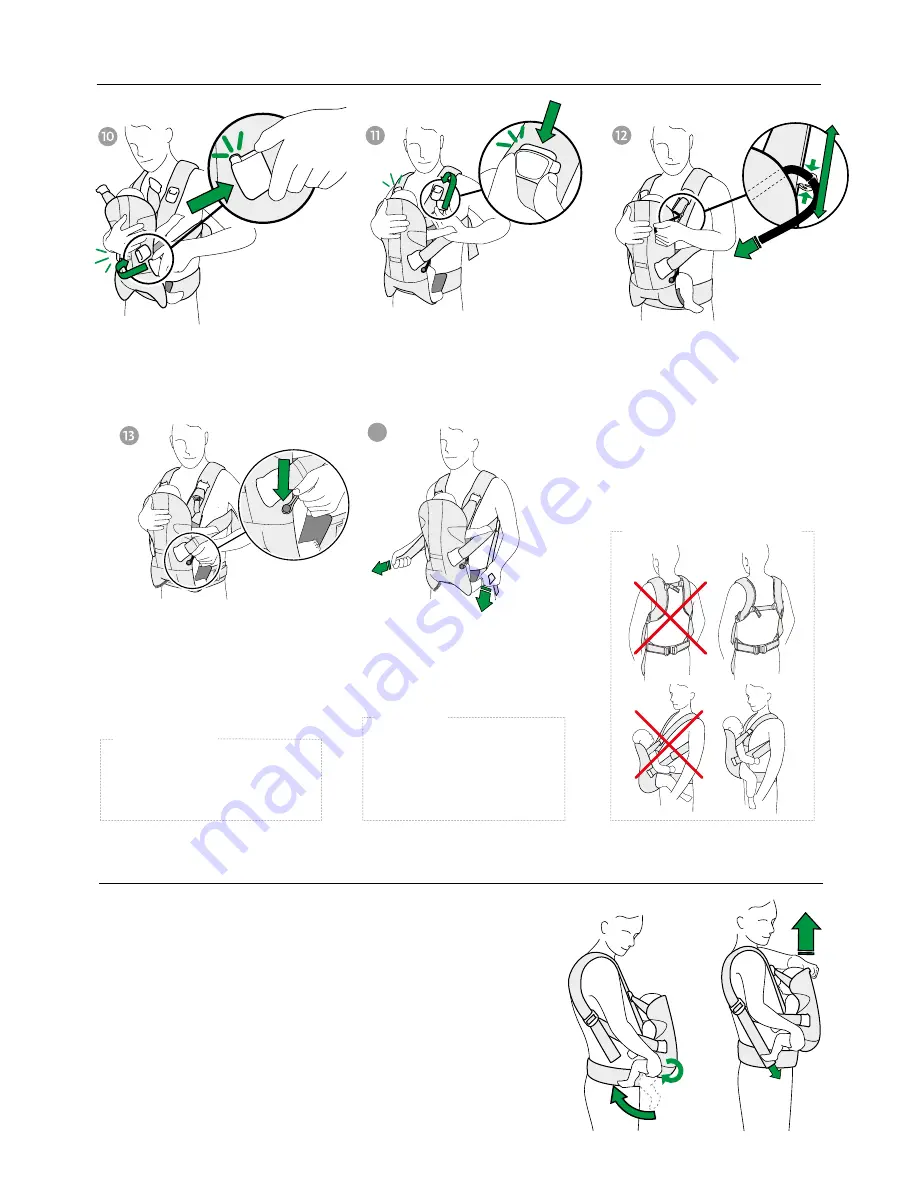 BabyBjorn Baby Carrier Air Owner'S Manual Download Page 14