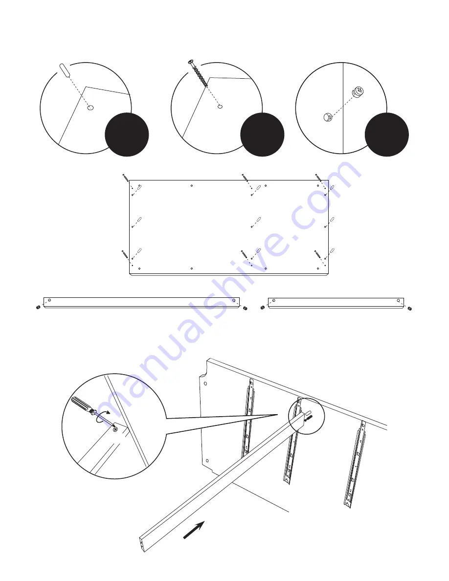 Babyletto Hudson 3-Drawer Changer Dresser Assembly Instructions Manual Download Page 6