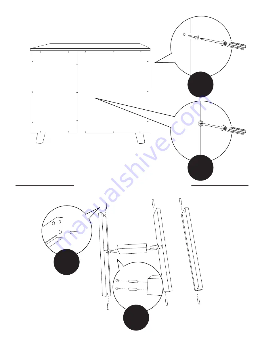 Babyletto Hudson 3-Drawer Changer Dresser Assembly Instructions Manual Download Page 14