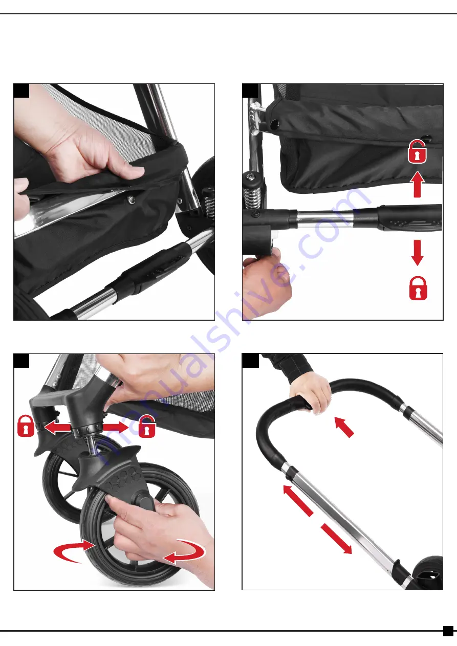 Babymore MeMore Travel System Instruction Download Page 13