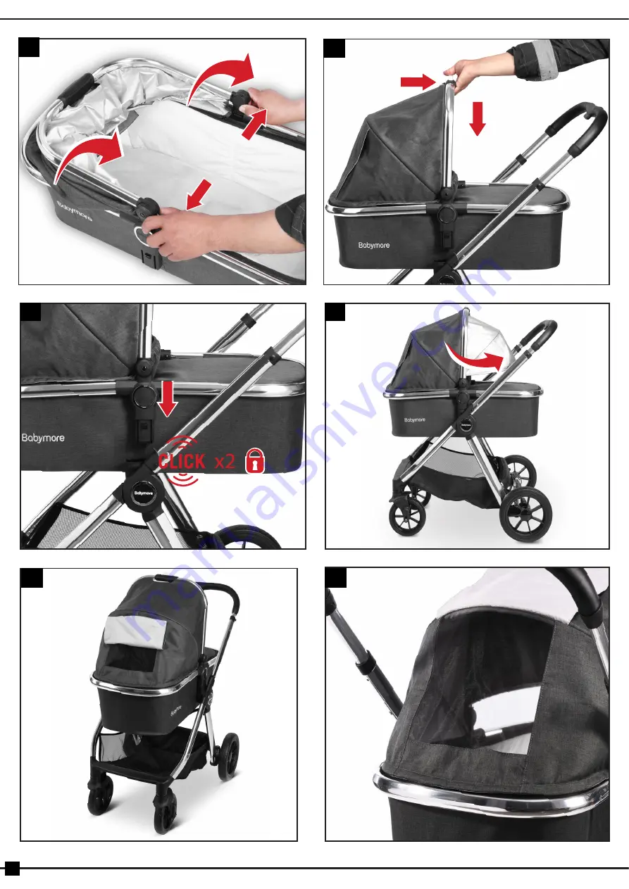 Babymore MeMore Travel System Скачать руководство пользователя страница 20