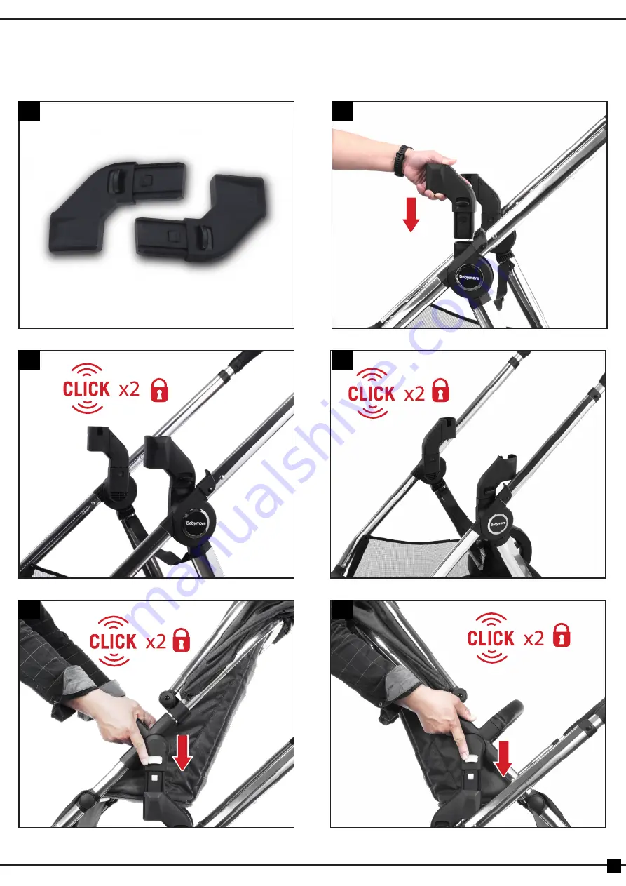 Babymore MeMore Travel System Instruction Download Page 21