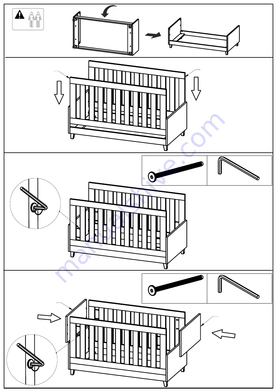 BABYSTYLE MONTANA Assembly Instructions Manual Download Page 6