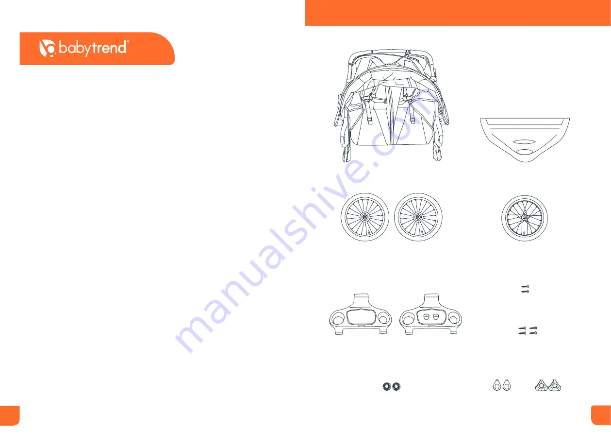 BABYTREND Expedition Double Jogger Скачать руководство пользователя страница 2