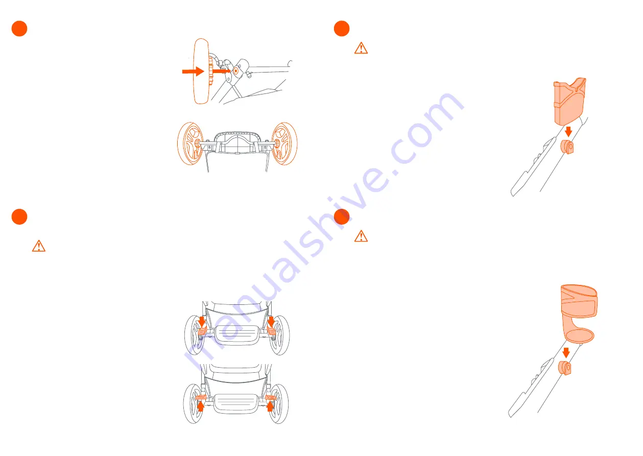 BABYTREND Morph Single to Double Modular Travel Sytem Instruction Manual Download Page 5