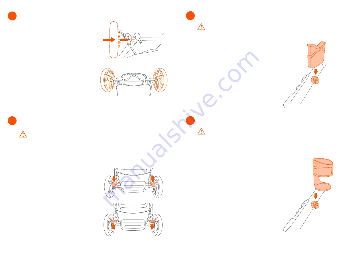 BABYTREND Morph Single to Double Modular Travel Sytem Instruction Manual Download Page 19