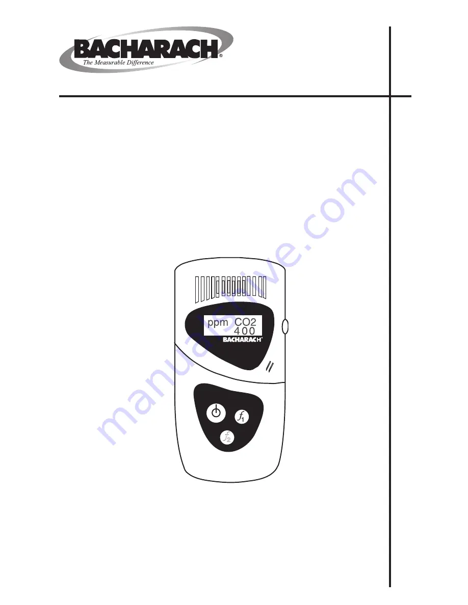 Bacharach 2800 Instruction Download Page 1