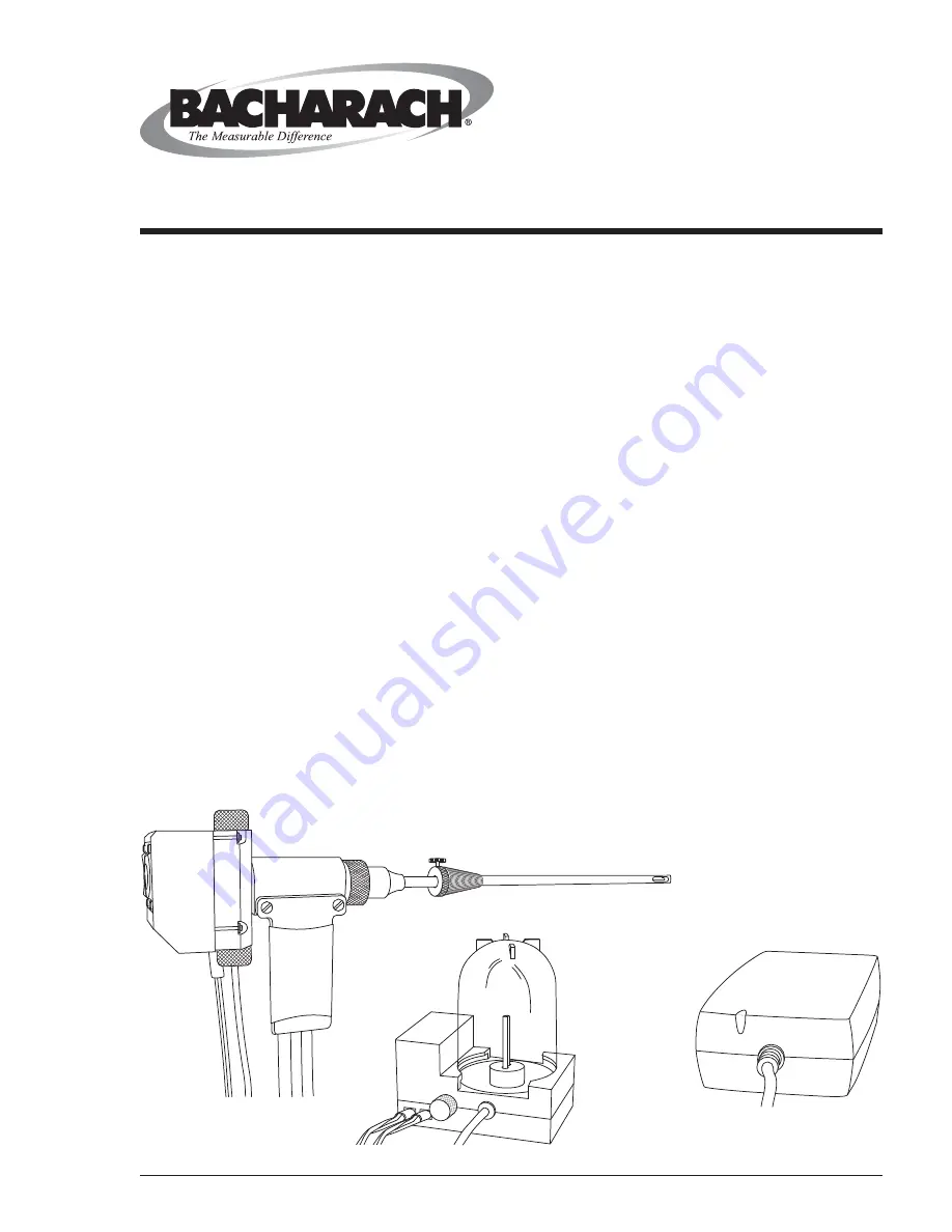 Bacharach Flue-Gas Sample Conditioning System Скачать руководство пользователя страница 1