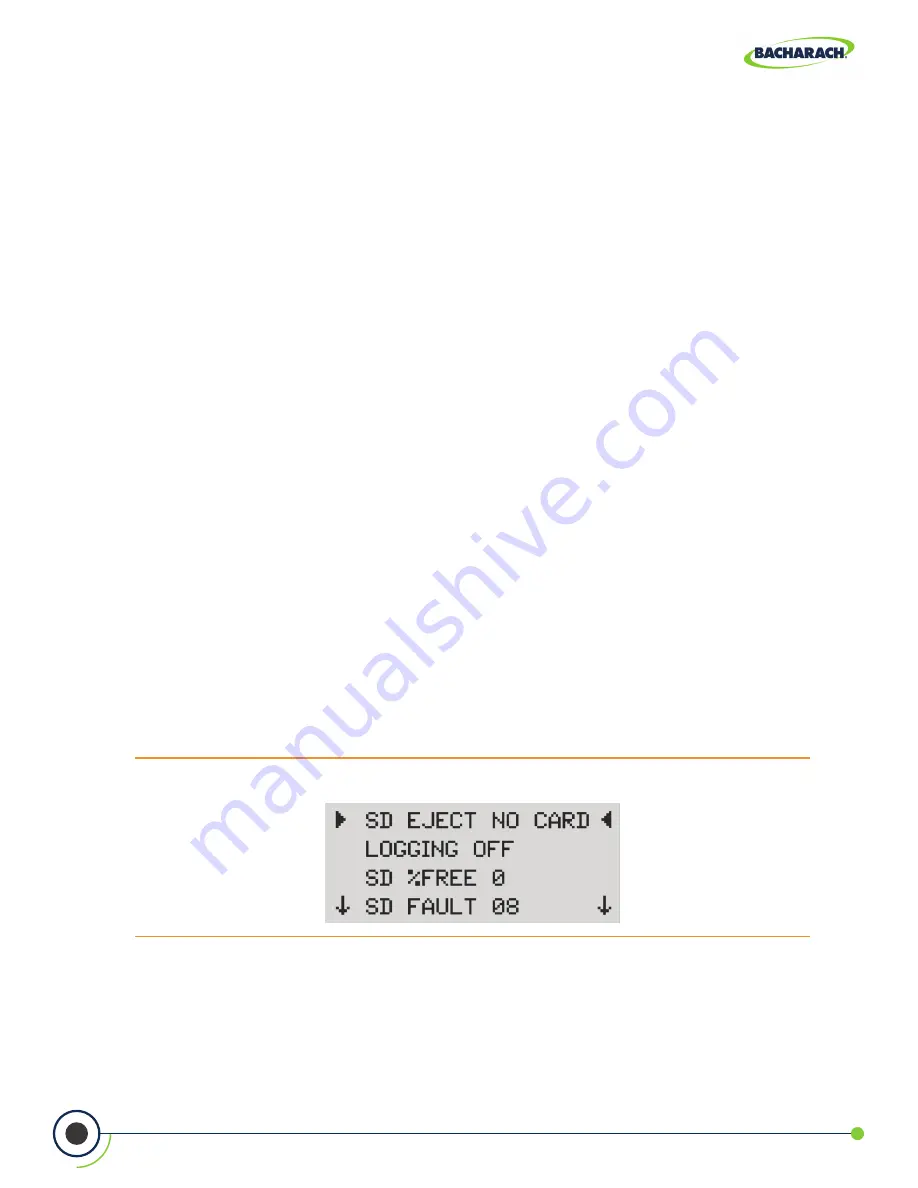 Bacharach MGS-408 User Manual Download Page 30