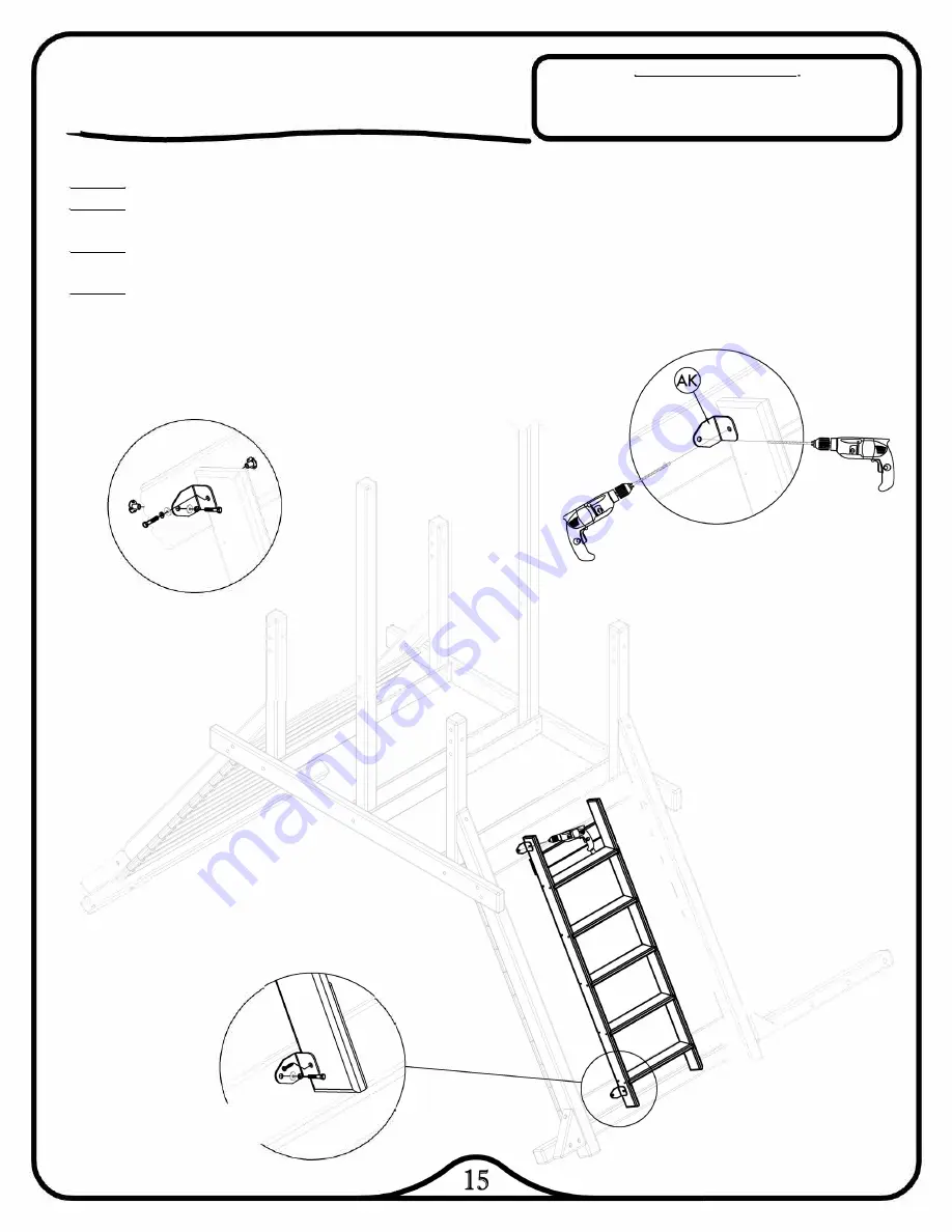 Backyard Adventures Playcenter EXPEDITION Series Assembly Instructions Manual Download Page 15