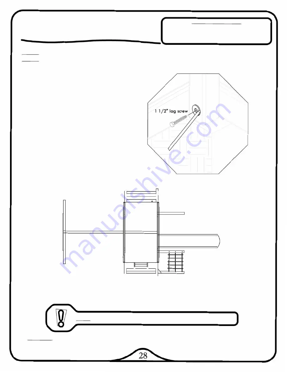 Backyard Adventures Playcenter EXPEDITION Series Assembly Instructions Manual Download Page 28