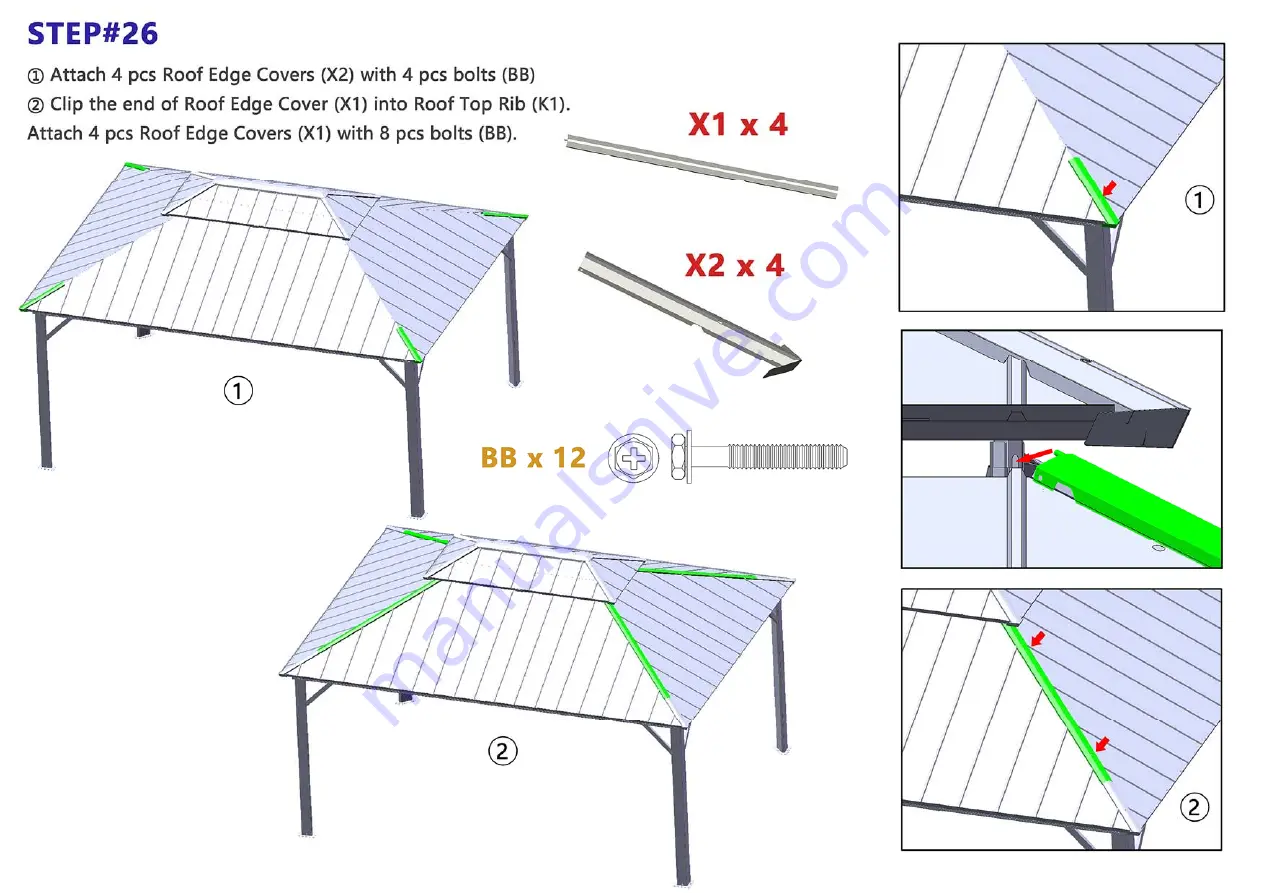 Backyard Creations 212-1911 Manual Download Page 33